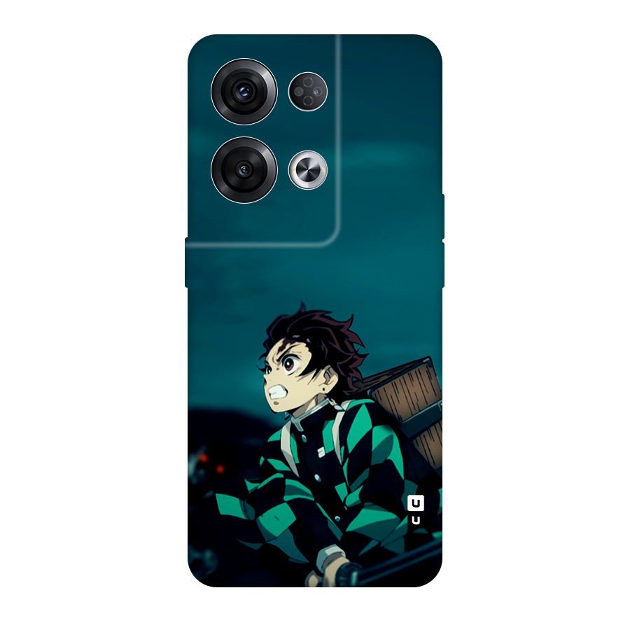 Tanjiro demon slayer Original Polycarbonate Back Case for Oppo Reno8 Pro 5G