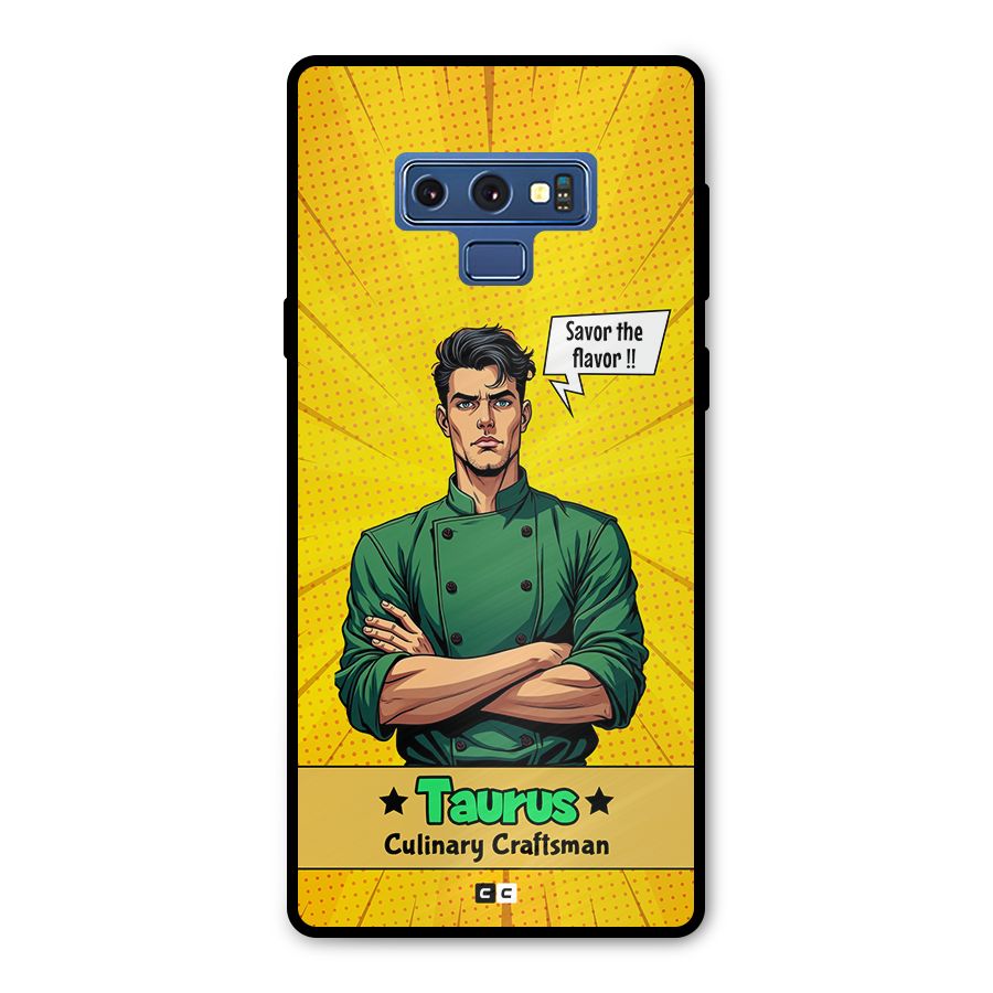 Taurus Craft Metal Back Case for Galaxy Note 9