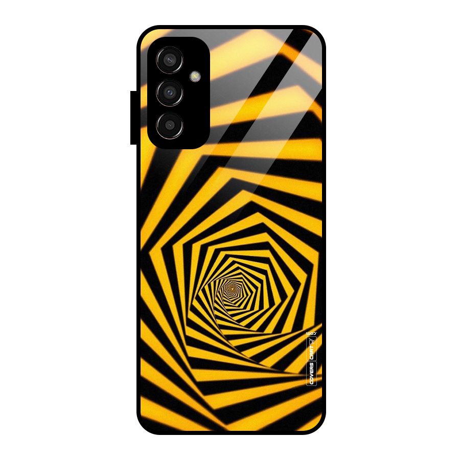 Taxi Pattern Glass Back Case for Galaxy F13