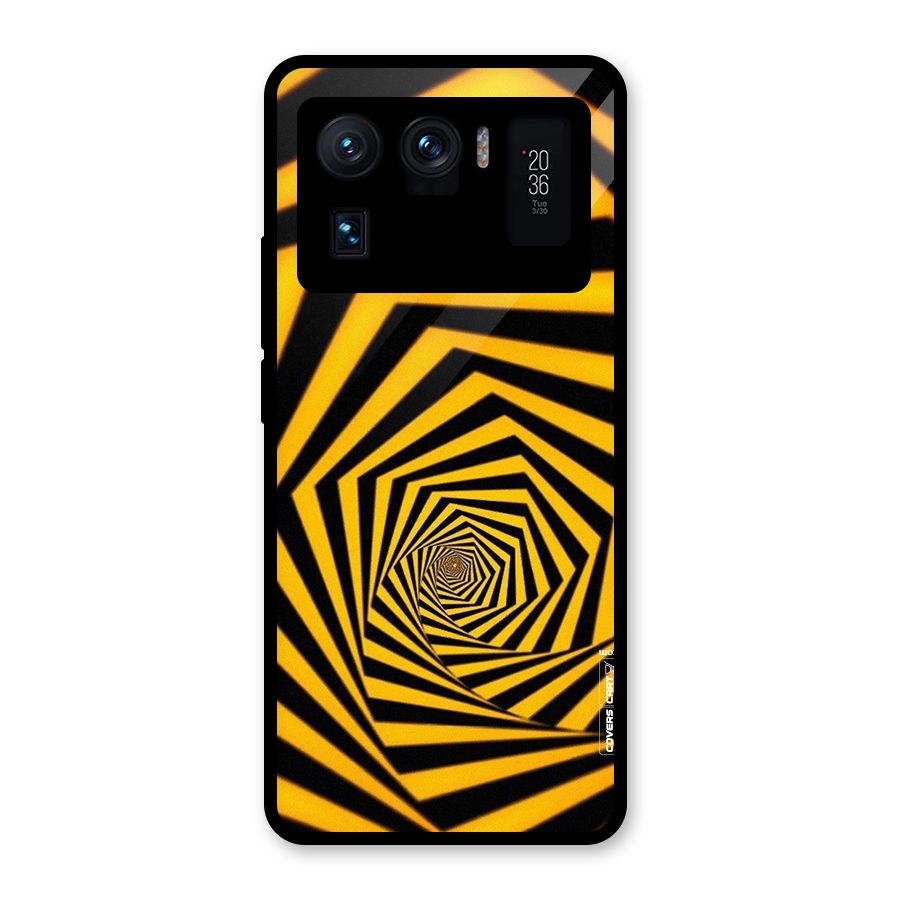 Taxi Pattern Glass Back Case for Mi 11 Ultra