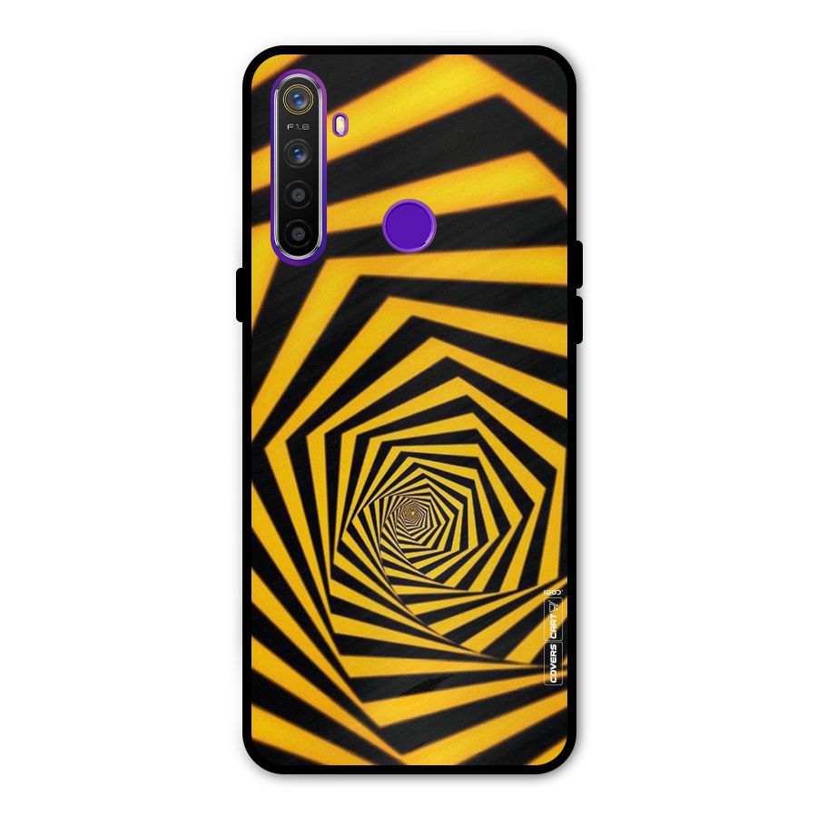 Taxi Pattern Glass Back Case for Realme 5s