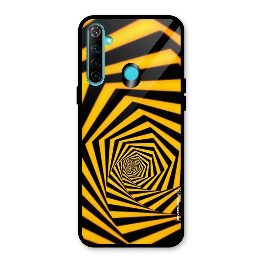 Taxi Pattern Glass Back Case for Realme Narzo 10
