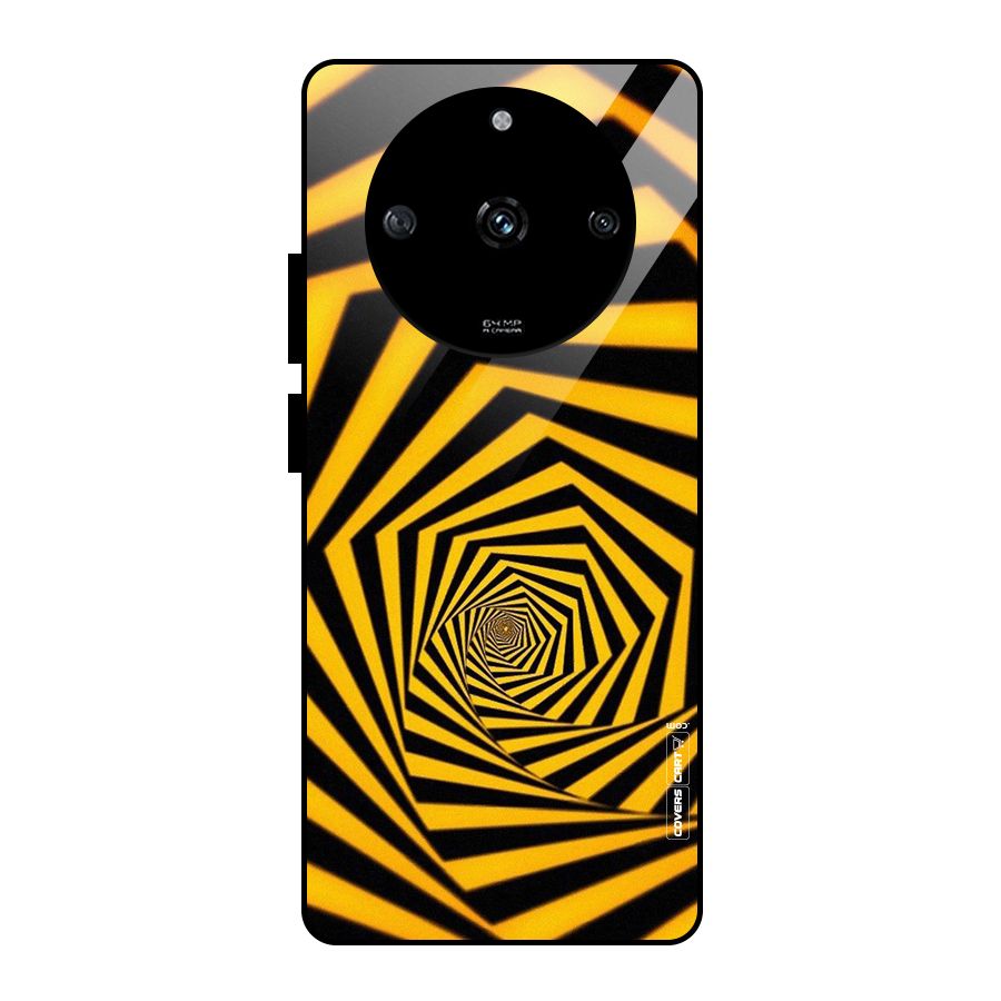 Taxi Pattern Glass Back Case for Realme Narzo 60 5G