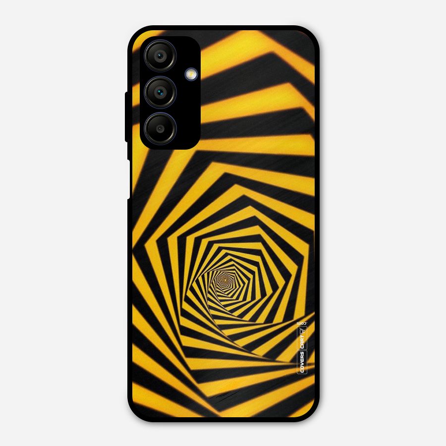 Taxi Pattern Metal Back Case for Galaxy A15 5G