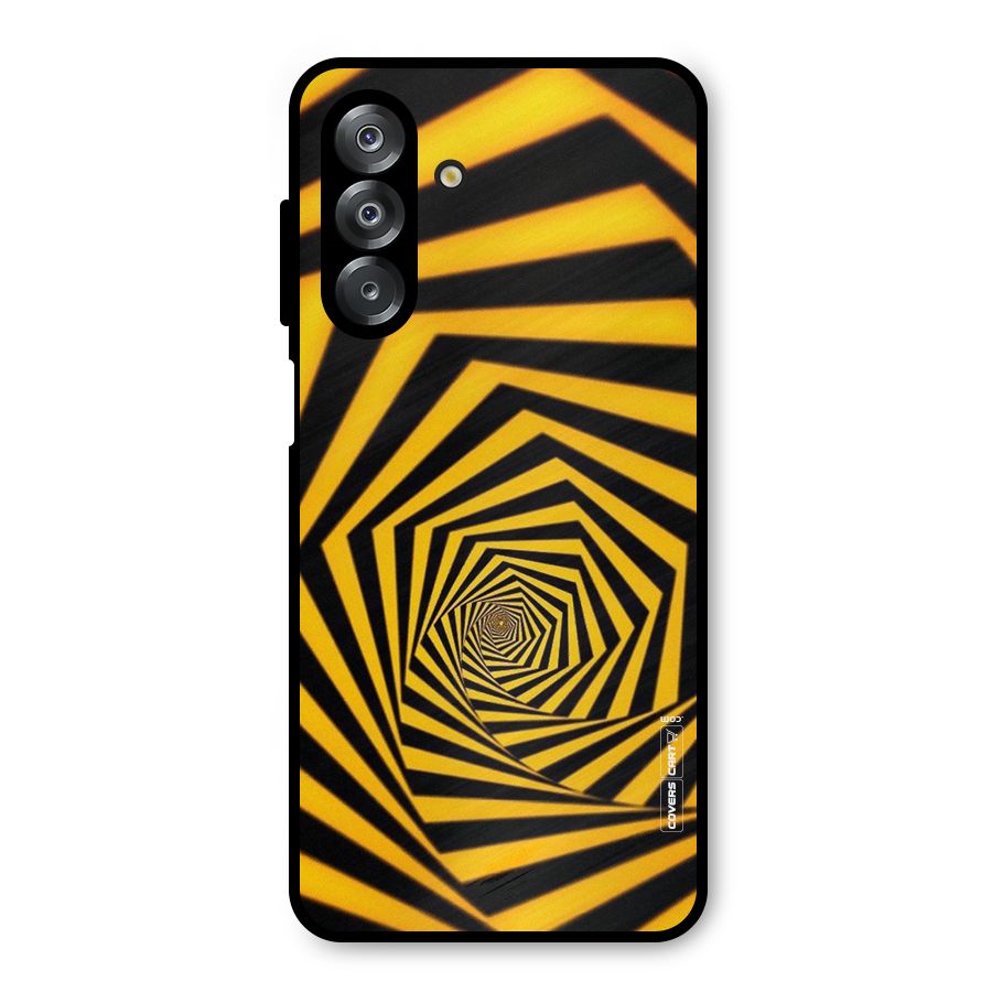 Taxi Pattern Metal Back Case for Galaxy A26