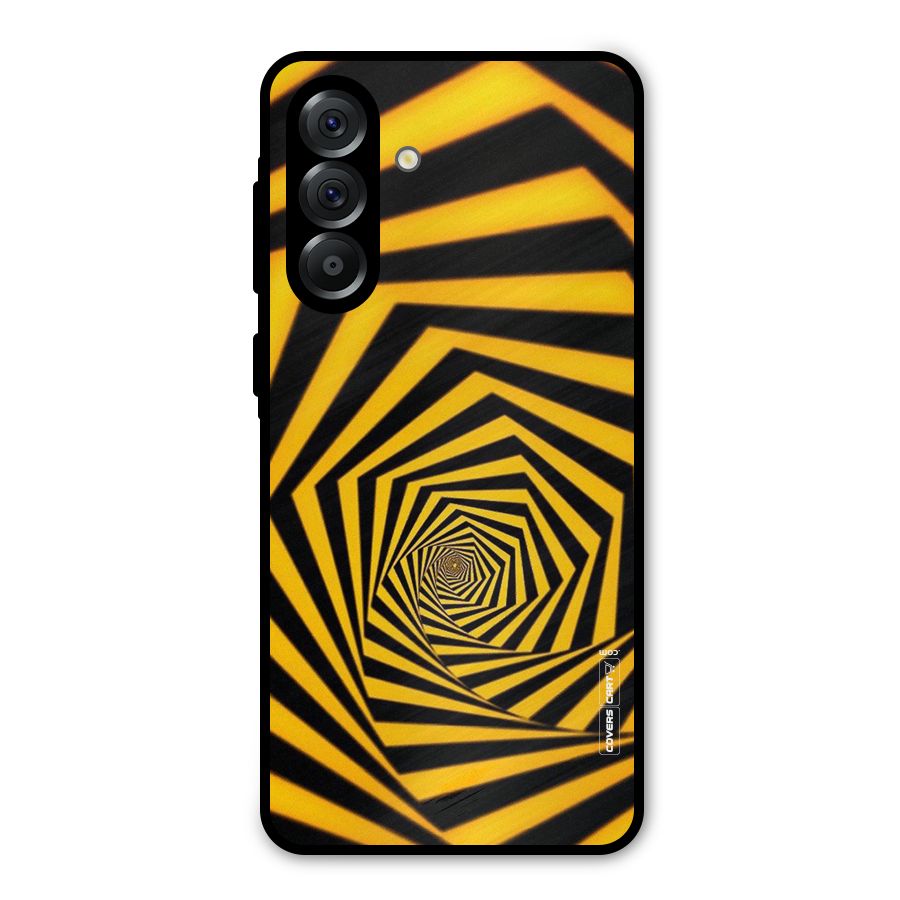 Taxi Pattern Metal Back Case for Galaxy A56