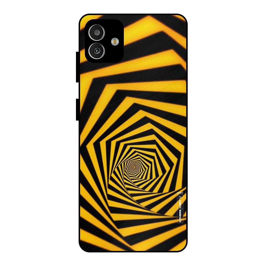 Taxi Pattern Metal Back Case for Galaxy M13 5G