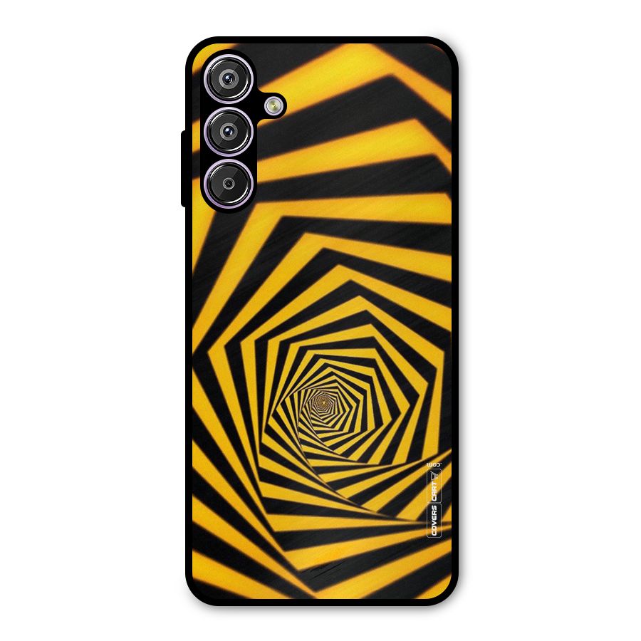 Taxi Pattern Metal Back Case for Galaxy M15