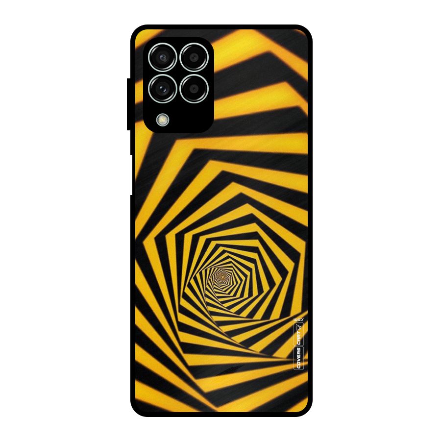 Taxi Pattern Metal Back Case for Galaxy M33
