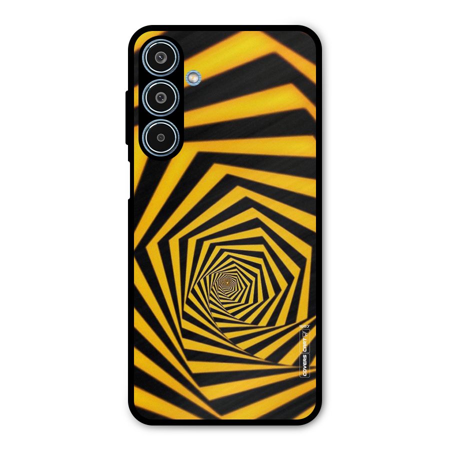 Taxi Pattern Metal Back Case for Galaxy M35