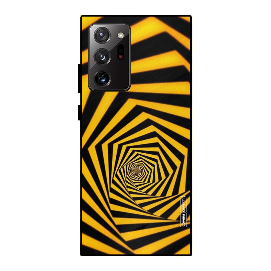 Taxi Pattern Metal Back Case for Galaxy Note 20 Ultra