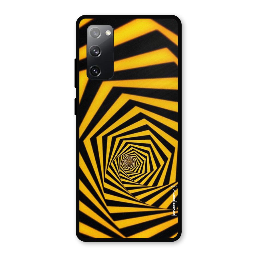 Taxi Pattern Metal Back Case for Galaxy S20 FE