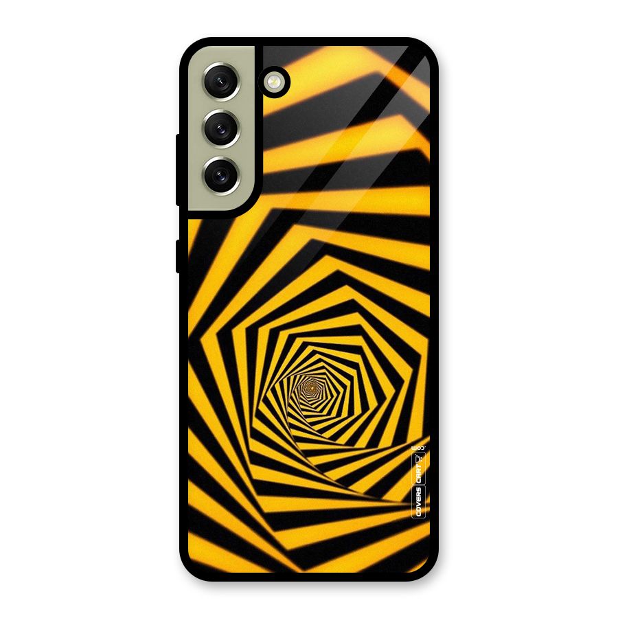 Taxi Pattern Metal Back Case for Galaxy S21 FE 5G (2023)