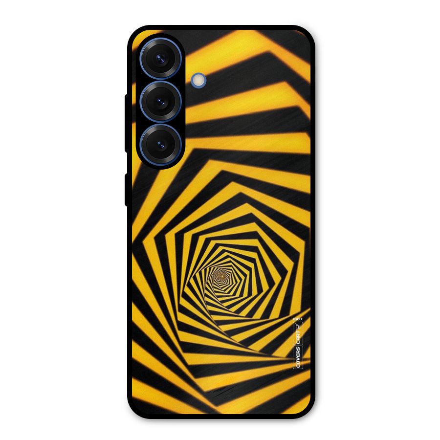 Taxi Pattern Metal Back Case for Galaxy S25