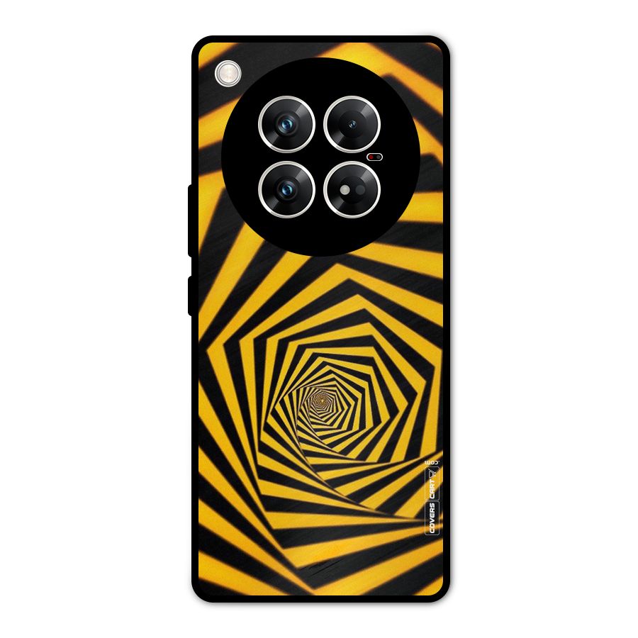Taxi Pattern Metal Back Case for Infinix Zero 40 5G