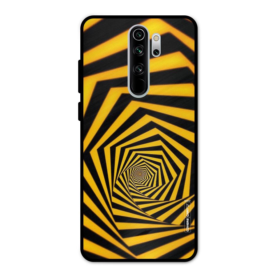 Taxi Pattern Metal Back Case for Redmi Note 8 Pro