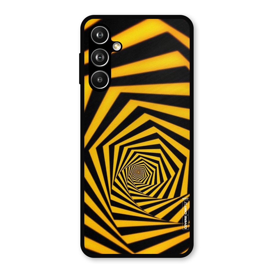 Taxi Pattern Metal Back Case for Samsung Galaxy M54