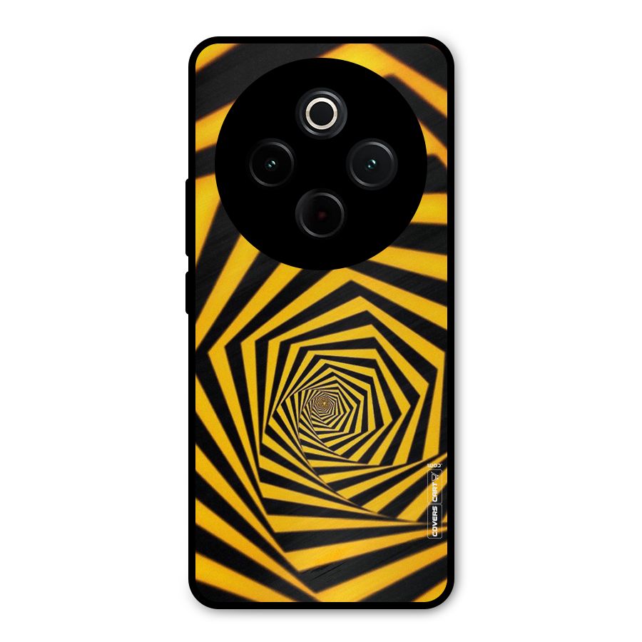 Taxi Pattern Metal Back Case for Vivo T4