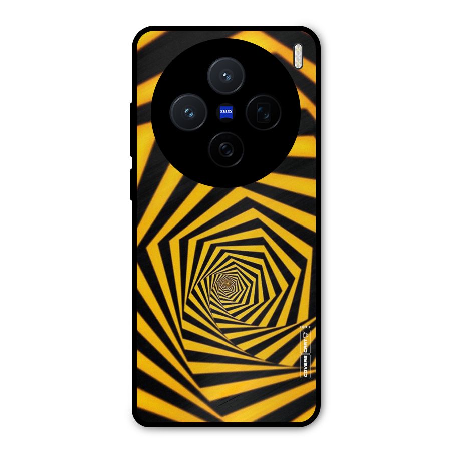 Taxi Pattern Metal Back Case for Vivo X200