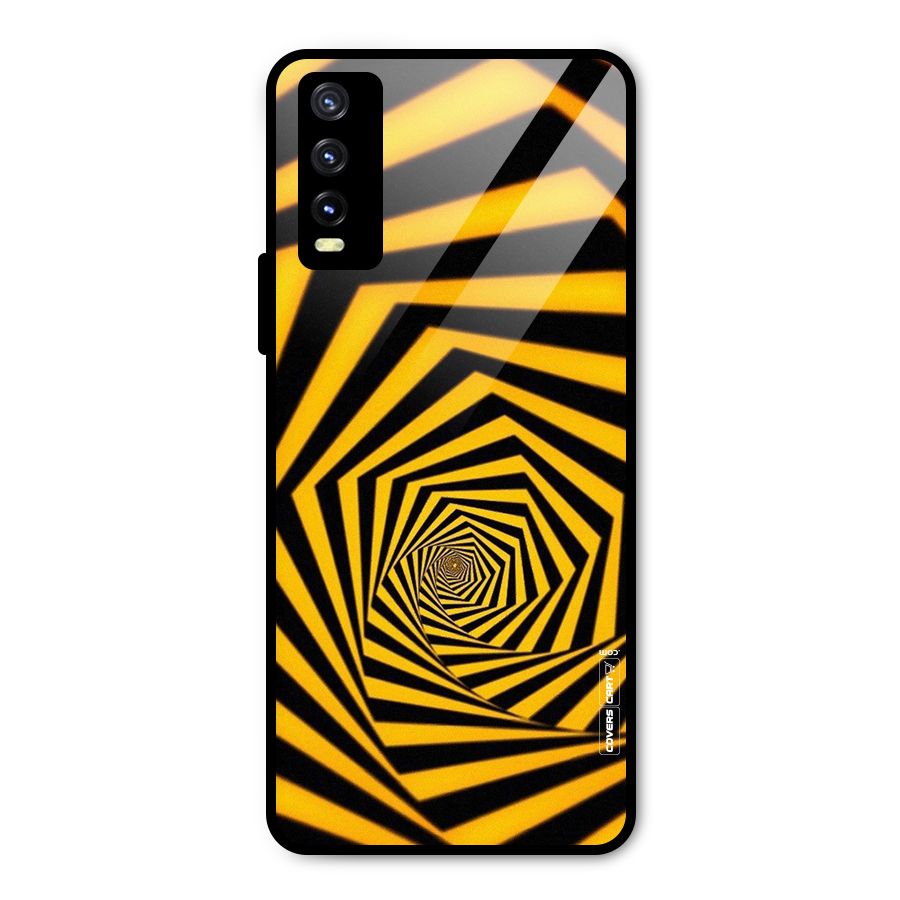 Taxi Pattern Metal Back Case for Vivo Y20t