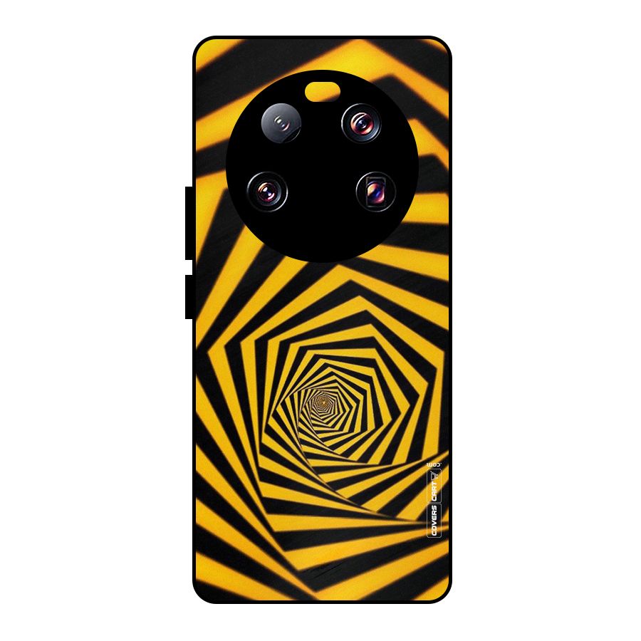 Taxi Pattern Metal Back Case for Xiaomi 13 Ultra
