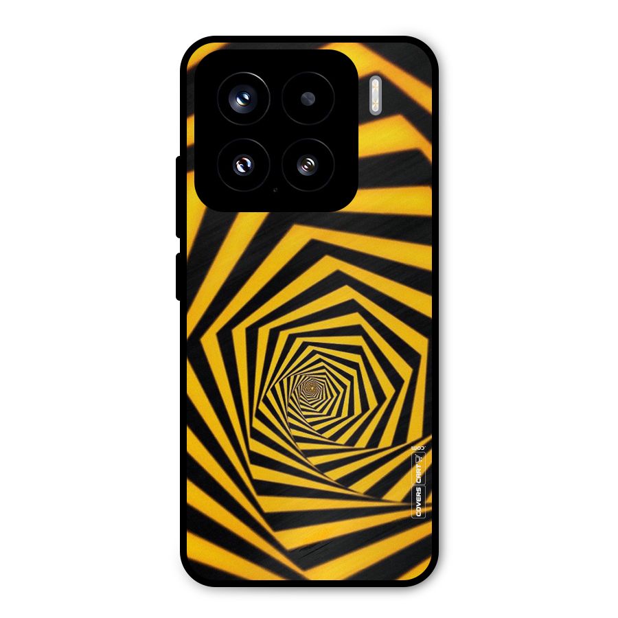 Taxi Pattern Metal Back Case for Xiaomi 15