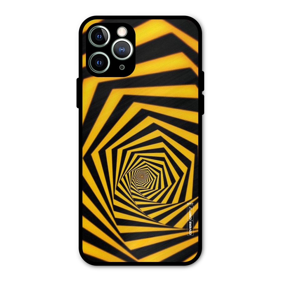 Taxi Pattern Metal Back Case for iPhone 11 Pro Max
