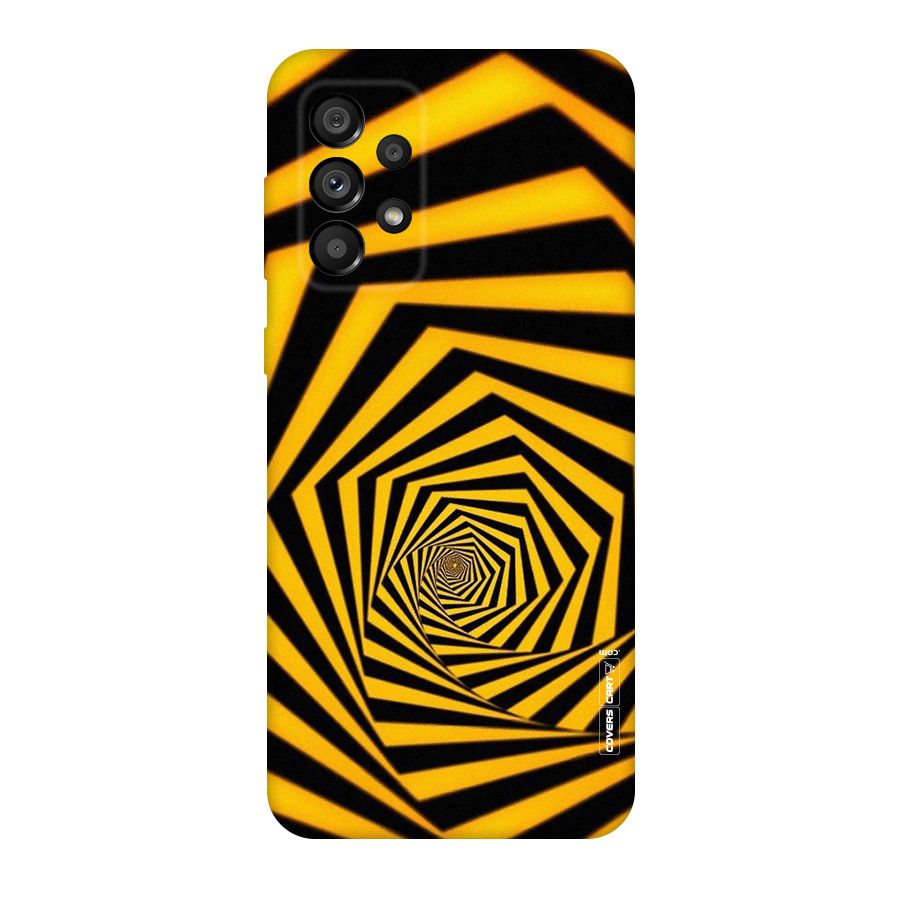 Taxi Pattern Original Polycarbonate Back Case for Galaxy A73 5G