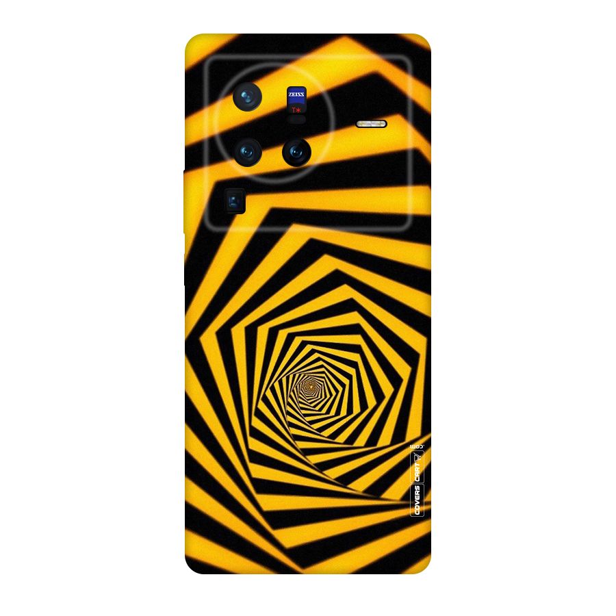 Taxi Pattern Original Polycarbonate Back Case for Vivo X80