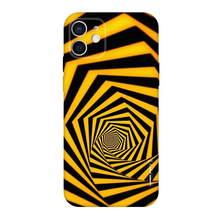 Taxi Pattern Original Polycarbonate Back Case for iPhone 12