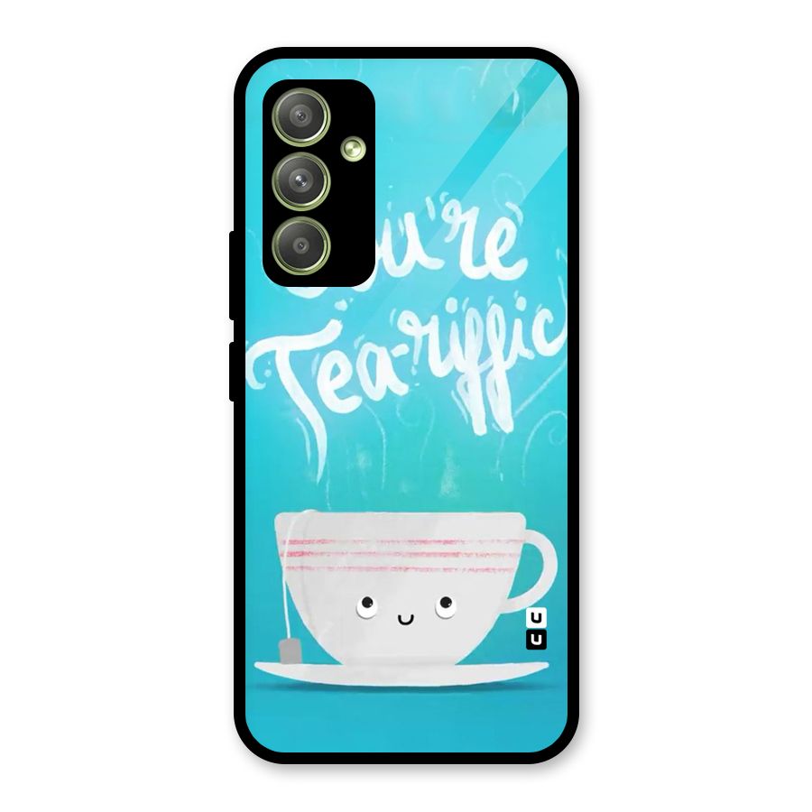 Tea-rific Glass Back Case for Galaxy A54