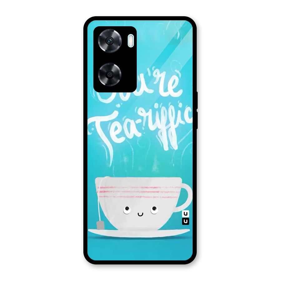 Tea-rific Glass Back Case for Oppo A77s