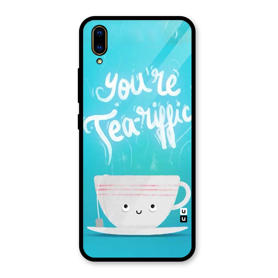 Tea-rific Glass Back Case for Vivo V11 Pro