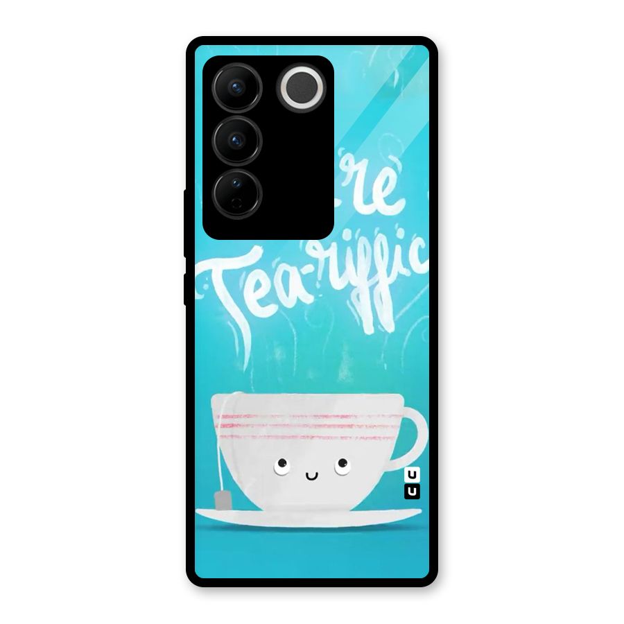 Tea-rific Glass Back Case for Vivo V27