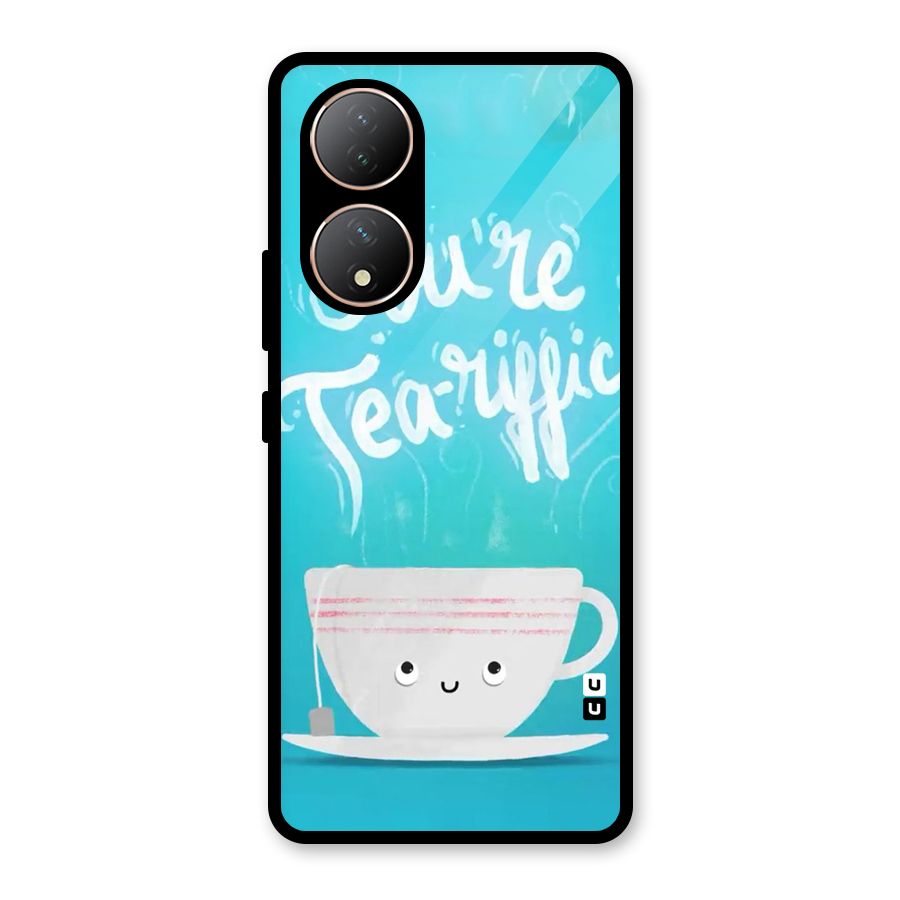 Tea-rific Glass Back Case for Vivo Y100A