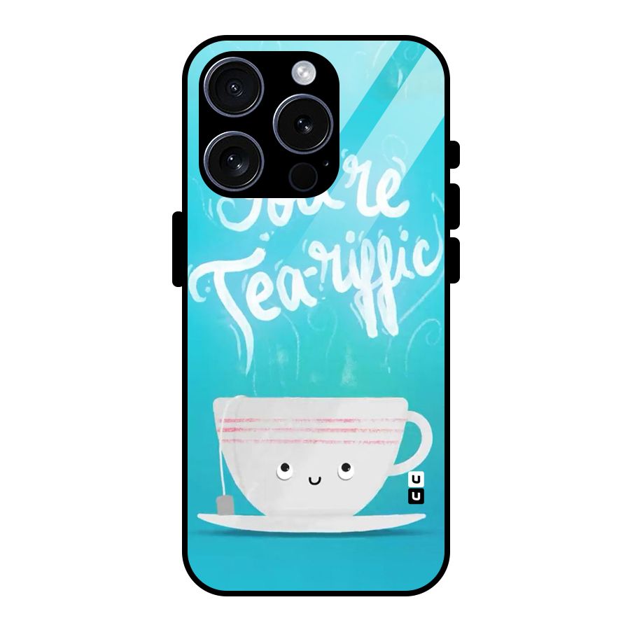 Tea-rific Glass Back Case for iPhone 15 Pro