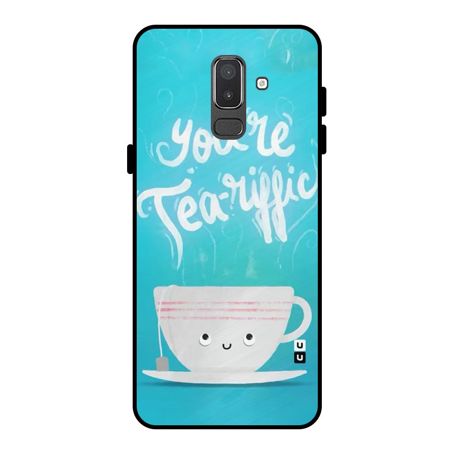 Tea-rific Metal Back Case for Galaxy On8 (2018)