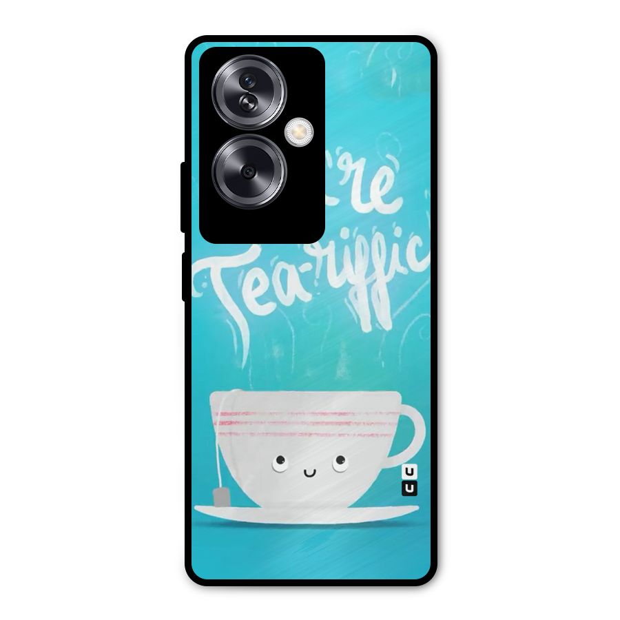 Tea-rific Metal Back Case for Oppo A79 5G