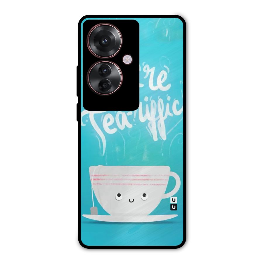 Tea-rific Metal Back Case for Oppo F25 Pro