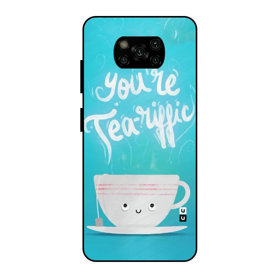 Tea-rific Metal Back Case for Poco X3