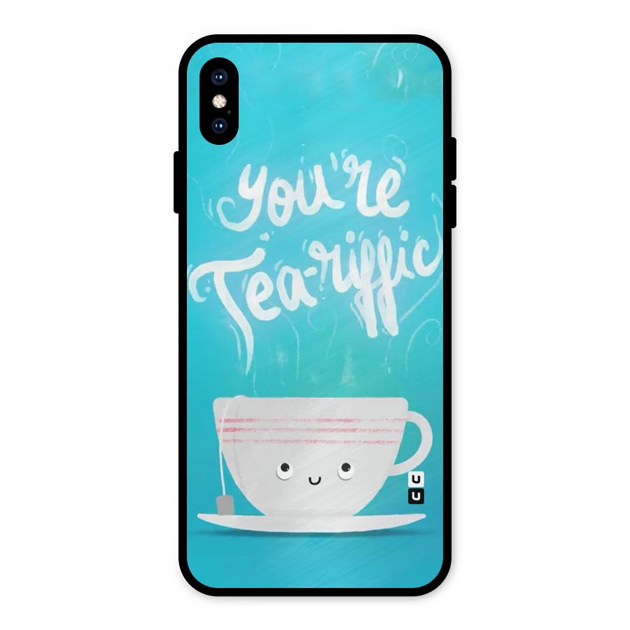 Tea-rific Metal Back Case for iPhone XS Max