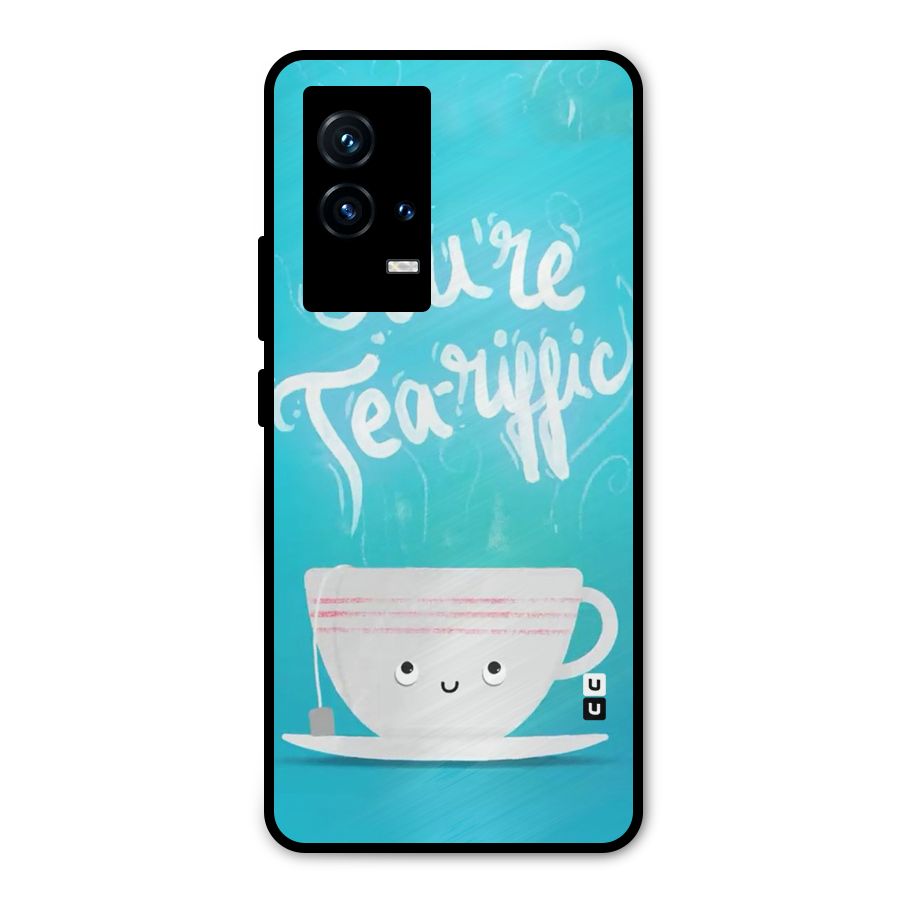 Tea-rific Metal Back Case for iQOO 9 5G