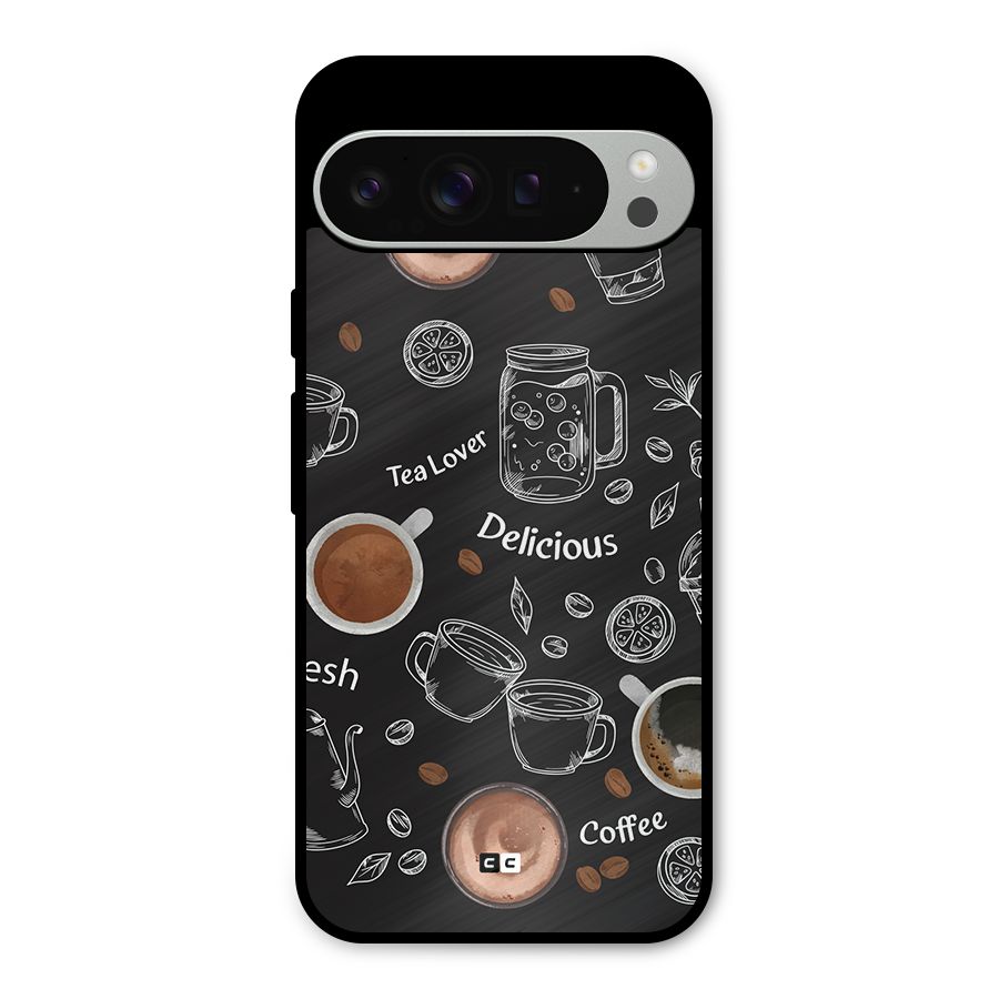 Tea And Coffee Mixture Metal Back Case for Google Pixel 9 Pro XL