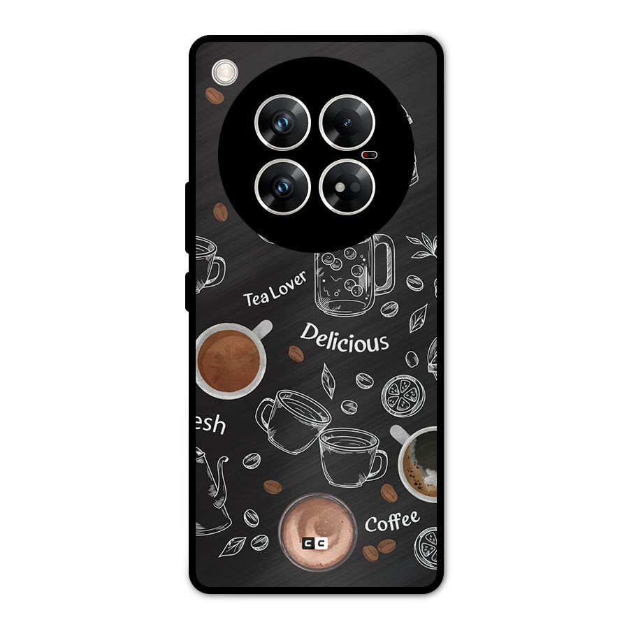 Tea And Coffee Mixture Metal Back Case for Infinix Zero 40 5G