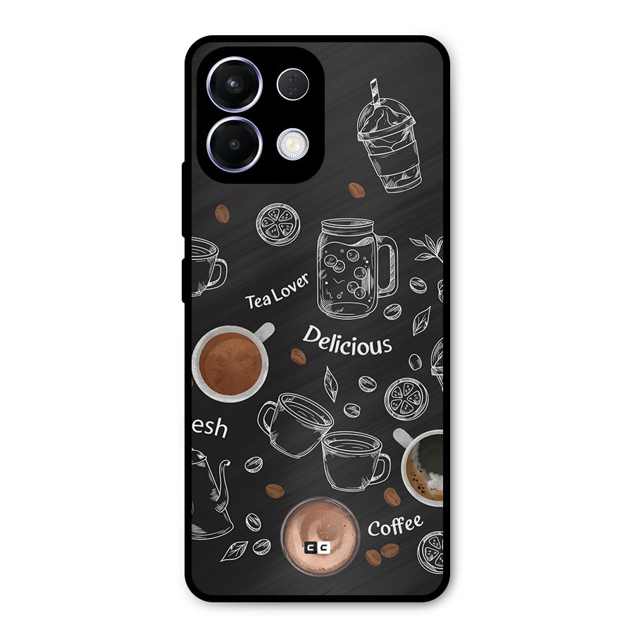 Tea And Coffee Mixture Metal Back Case for Oppo K13