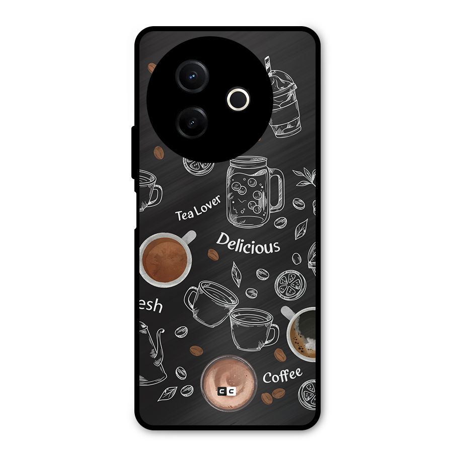 Tea And Coffee Mixture Metal Back Case for Vivo Y39