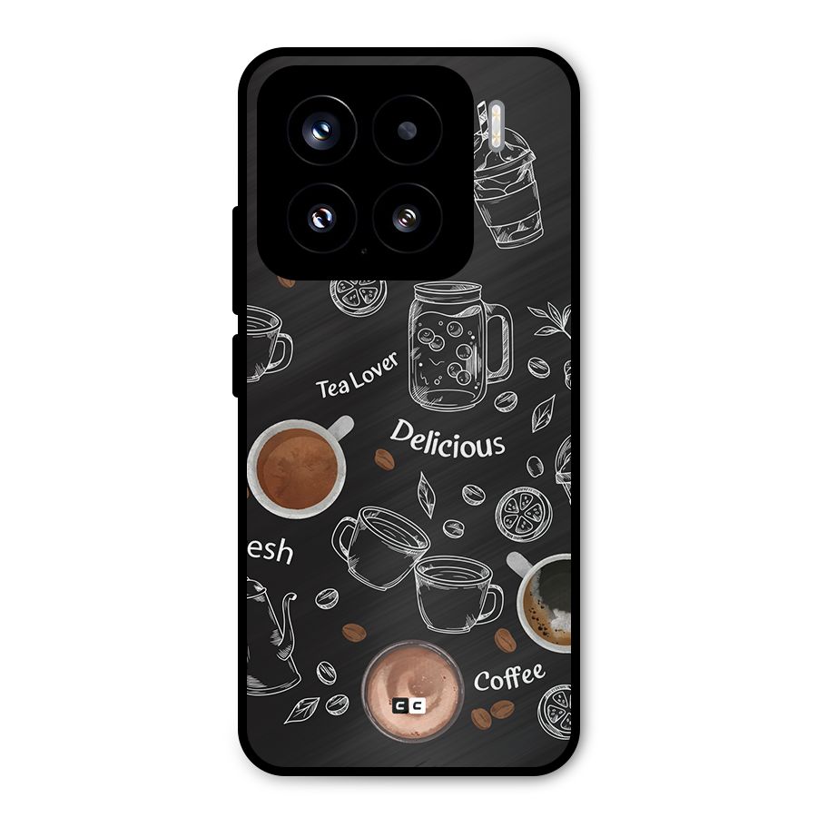 Tea And Coffee Mixture Metal Back Case for Xiaomi 15
