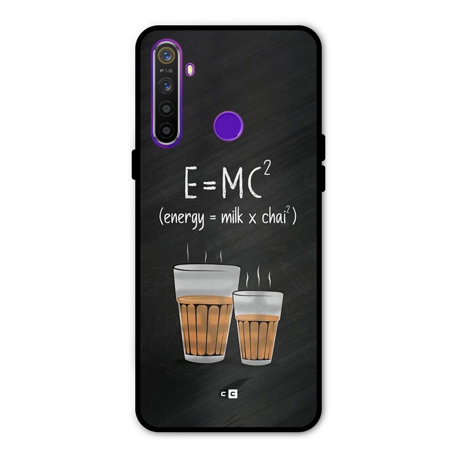 Tea Formula Glass Back Case for Realme 5s