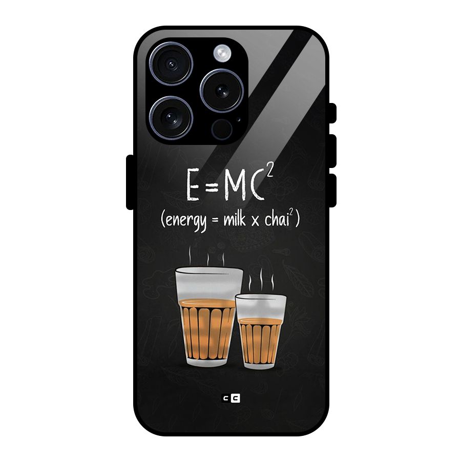 Tea Formula Glass Back Case for iPhone 15 Pro