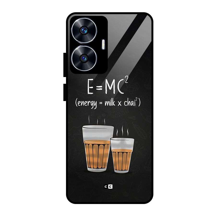 Tea Formula Glass Back Case for realme C55